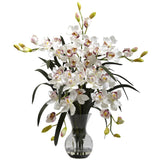 Large Cymbidium w/Vase Arrangement-Arrangement-Parc Decor