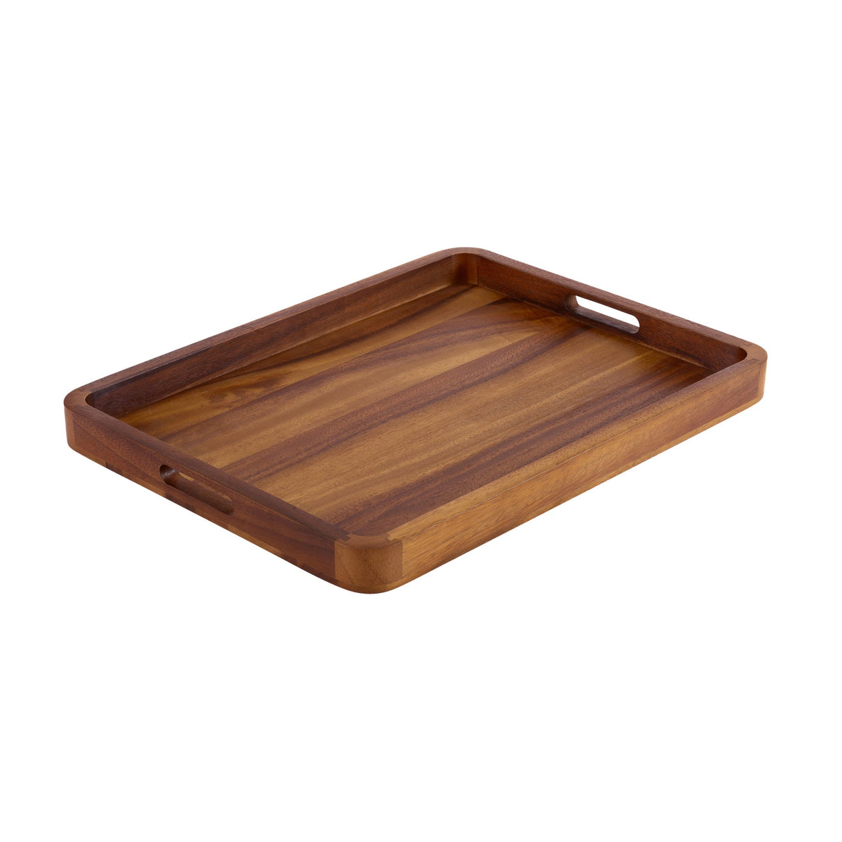 Large Rectangular Serving Tray - Solid Bottom-Serving Tray-Parc Decor