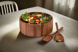 Large Salad Bowl with Servers - 327B3-Salad Bowl-Parc Decor