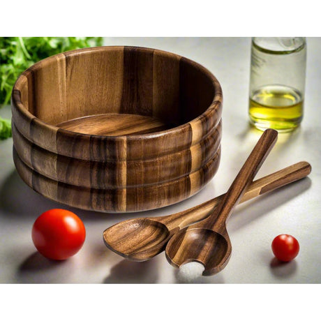 Large Salad Bowl with Servers - 330B3