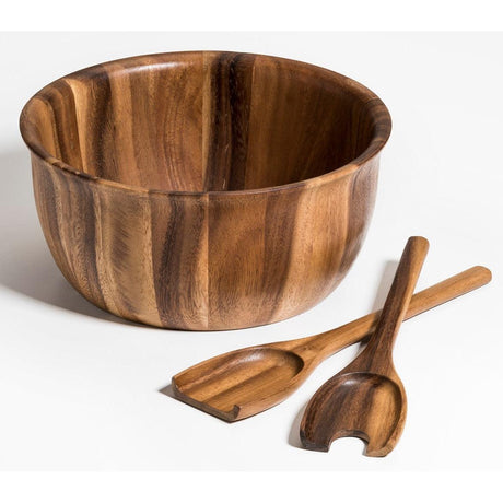 Large Salad Bowl with Servers - 335B3
