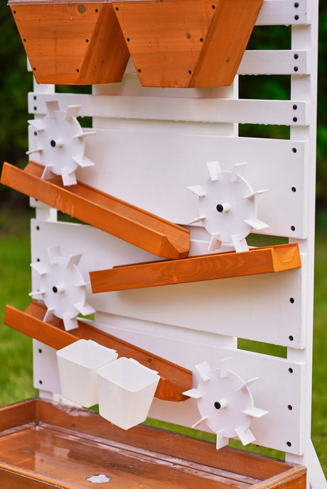 Large Wooden Water Table – Multi-Level Sensory Play Station-Outdoor-Parc Decor