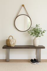 Lark Grey Mango Wood Bench