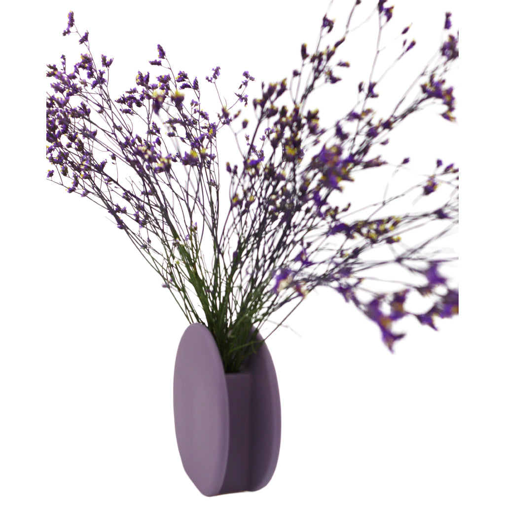 Lavender Macaroon Ceramic Vases – Pair