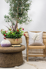 Lavender Wool Ukhamba Bowl-Baskets & Vessels-Parc Decor