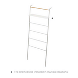 Leaning Storage Ladder With Shelf (63" H) - Steel-Leaning Ladder-Parc Decor