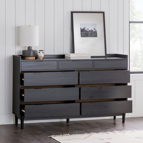 Lee Mid-Century Modern Wood Dresser-Bedroom-Parc Decor