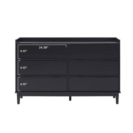 Lee Mid-Century Modern Wood Dresser-Bedroom-Parc Decor