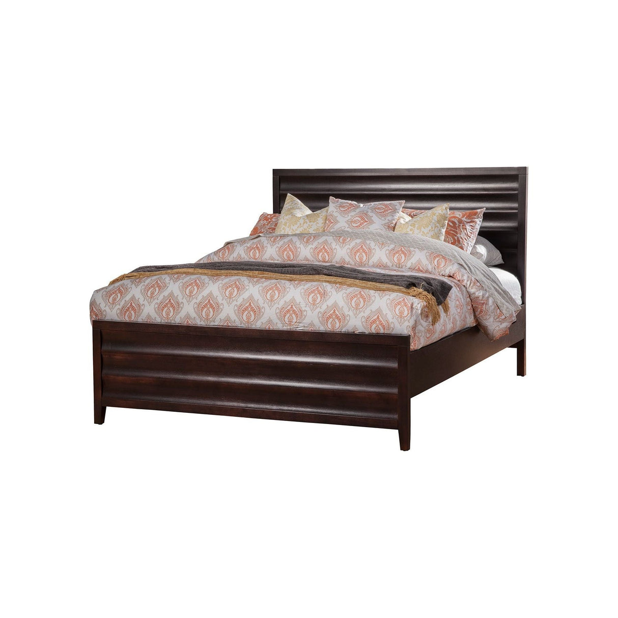 Legacy Bed, Black Cherry-Beds-Parc Decor