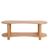 Leni Shelf Low – European Oak Two-Tier Storage for Early Childhood Spaces