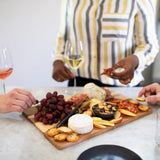 Libbey Acaciawood 4 Piece Cheese Board Serving Set with Glass Dome-Serveware-Parc Decor