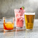 Libbey Bar Essentials Double Old Fashioned Glasses, 12 ounce, Set of 6