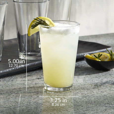 Libbey Bar Essentials Highball Glasses, 12 ounce, Set of 6