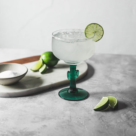 Libbey Cactus Margarita Glasses, 16 ounce, Set of 4