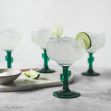 Libbey Cactus Margarita Glasses, 16 ounce, Set of 4-Cocktails and Spirits-Parc Decor