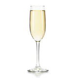 Libbey Entertaining Essentials Flute Glasses, 8 ounce, Set of 6