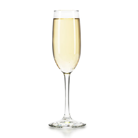 Libbey Entertaining Essentials Flute Glasses, 8 ounce, Set of 6