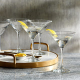 Libbey Entertaining Essentials Martini Glasses, 8 ounce, Set of 6-Stemware-Parc Decor
