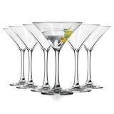 Libbey Entertaining Essentials Martini Glasses, 8 ounce, Set of 6-Stemware-Parc Decor