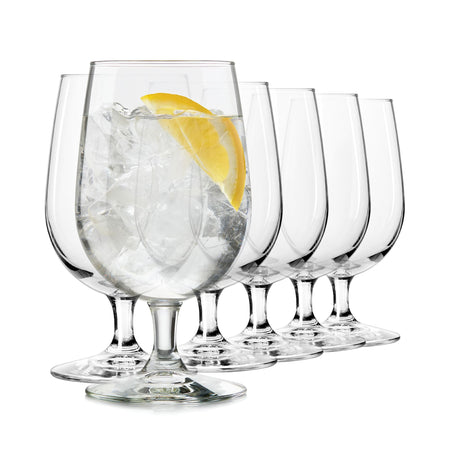 Libbey Entertaining Essentials Multi Purpose Goblet Glasses, 16 ounce, Set of 6