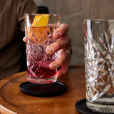 Libbey Hobstar Cooler Glasses, 16 ounce, Set of 4-Beverageware-Parc Decor