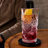 Libbey Hobstar Cooler Glasses, 16 ounce, Set of 4-Beverageware-Parc Decor