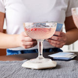 Libbey Hobstar Coupe Cocktail Beverage Drinking Glasses, 8.5 ounce, Set of 4-Beverageware-Parc Decor