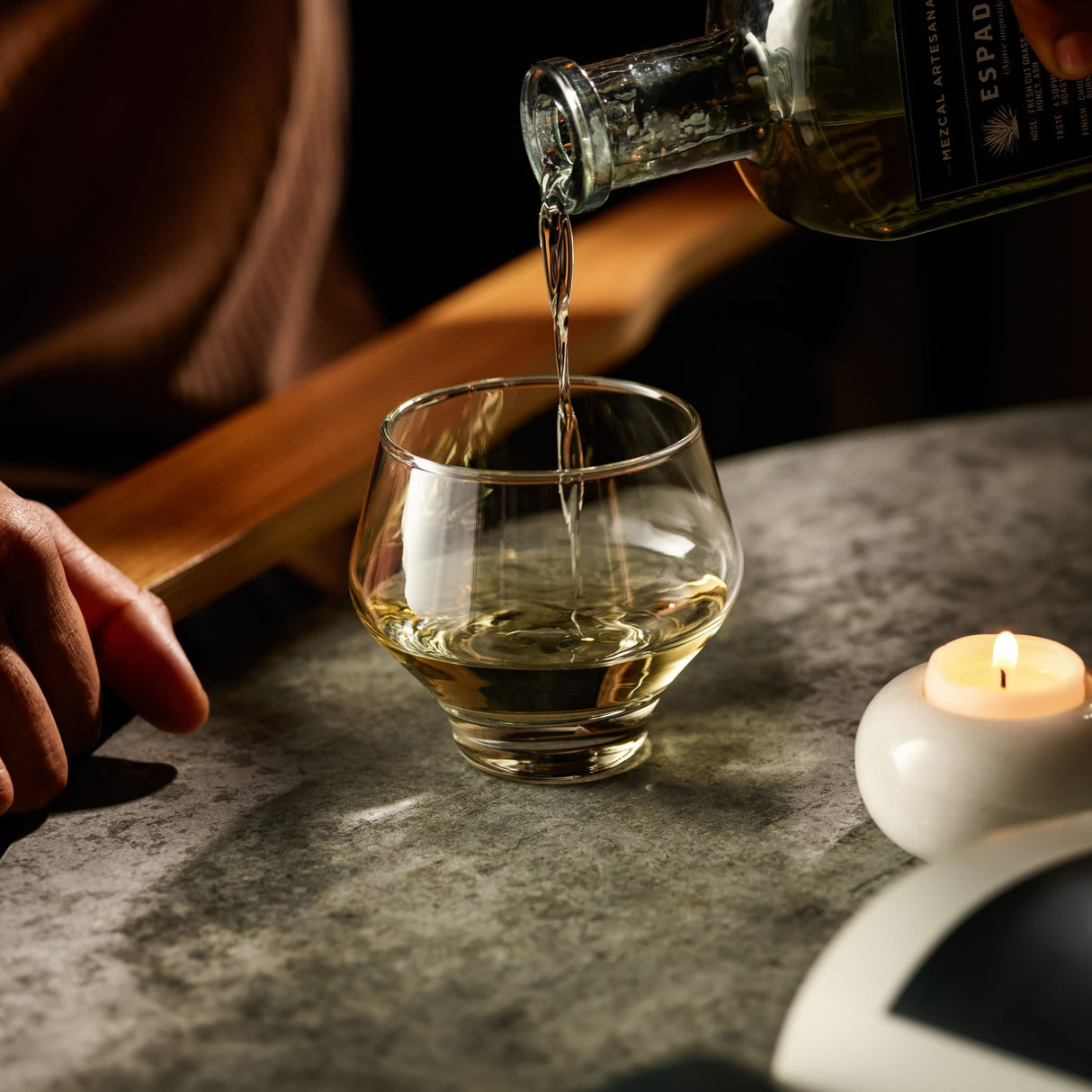 Libbey Mezcal All Purpose Stemless Stackable Spirits Glasses, 12.6 ounce, Set of 4-Cocktails and Spirits-Parc Decor