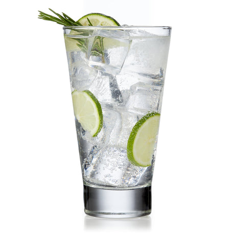Libbey Modern Bar Essentials Highball Drinking Glasses, 12 ounce, Set of 6