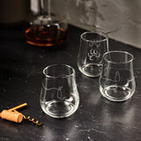 Libbey Modern Pets Posh Paw All Purpose Glasses, 17 ounce, Set of 4-Cocktails and Spirits-Parc Decor