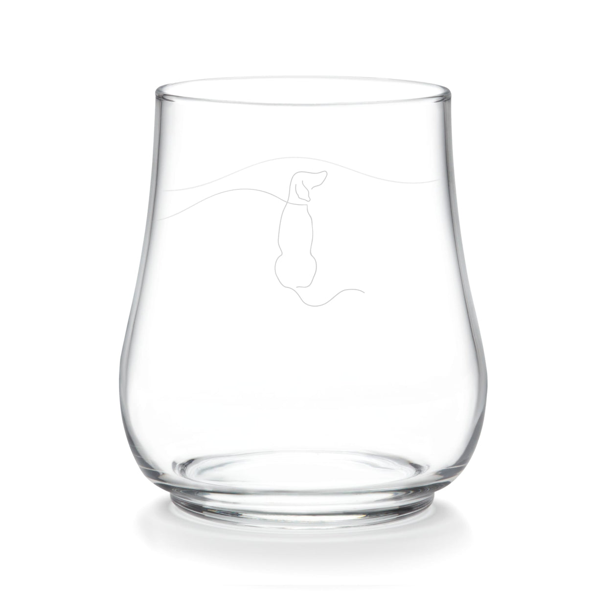 Libbey Modern Pets Woof All Purpose Glasses, 17 ounce, Set of 4-Cocktails and Spirits-Parc Decor