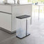 Lidded Garbage Bag Holder - Steel