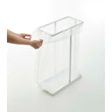 Lidded Garbage Bag Holder - Steel