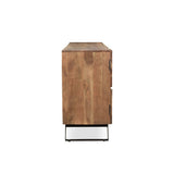 Light Acacia Live Edge Sideboard