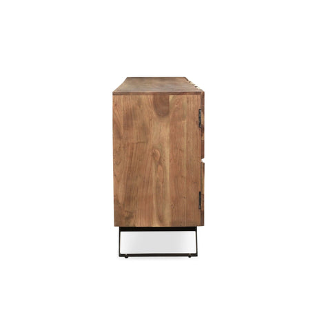 Light Acacia Live Edge Sideboard