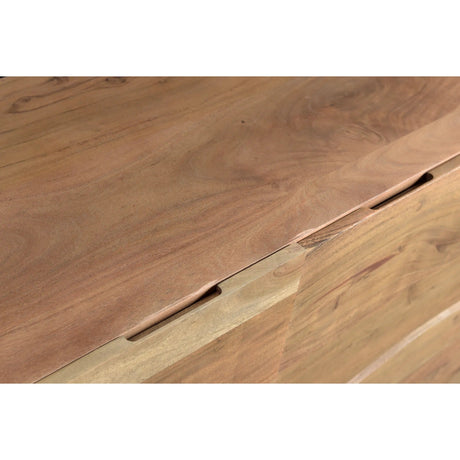 Light Acacia Live Edge Sideboard-Sideboard-Parc Decor