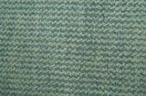 Light Blue and Beige Stripes Design Contemporary Custom Made wool Area Rug