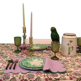 Lilac Adorned Napkin - Set of 4-Napkin-Parc Decor