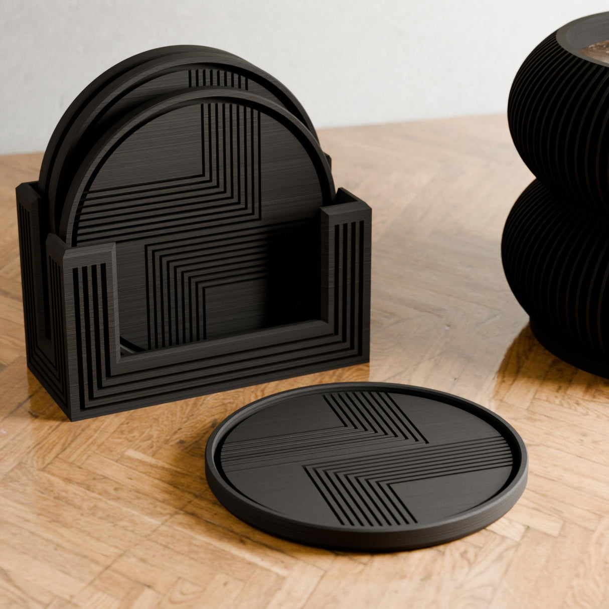 LINED Coaster-Coaster-Parc Decor