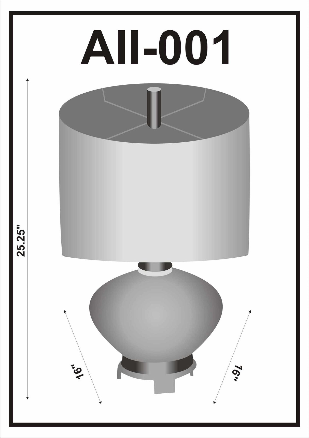 Lintangan Table Lamp - Clearance-Lighting-Parc Decor