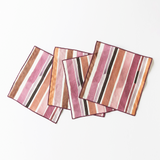 Lisbon Stripe Cocktail Napkin Set-Cocktail Napkins-Parc Decor