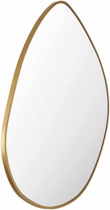 Lochovice Gold Distressed Wood Mirror-Mirrors-Parc Decor