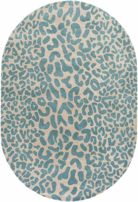 Lockbourne Leopard Print Area Rug-Rugs-Parc Decor