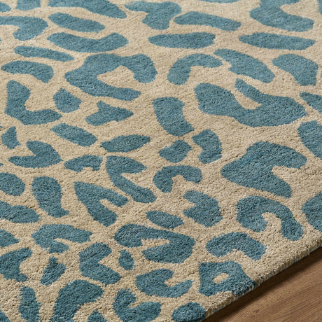 Lockbourne Leopard Print Area Rug-Rugs-Parc Decor