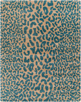 Lockbourne Leopard Print Area Rug-Rugs-Parc Decor