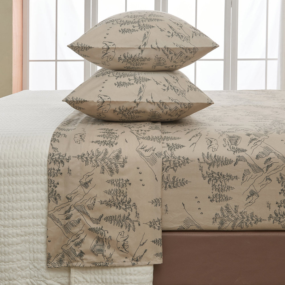 Lodge Printed Sheet Set - Mountain Ridge Collection