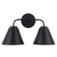 Loft Lantern Modern 2-Light Vanity Light