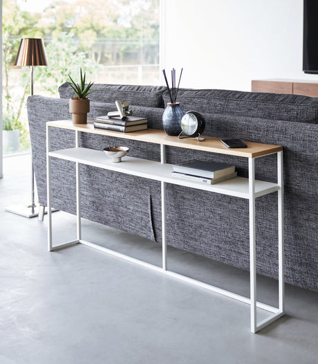 Long Console Table - Steel-End + Side Tables-Parc Decor