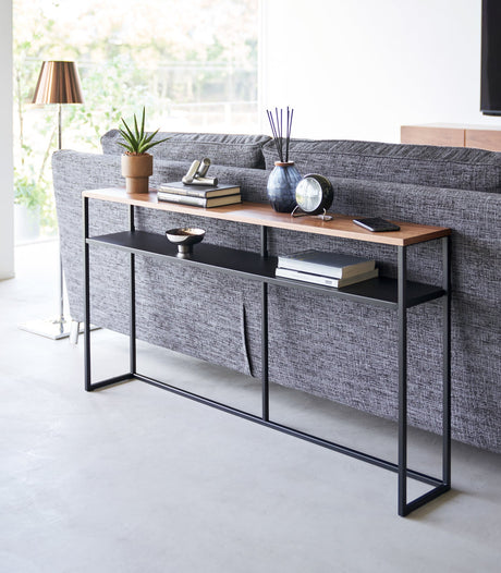 Long Console Table - Steel-End + Side Tables-Parc Decor
