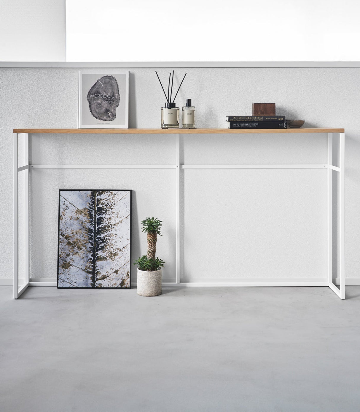 Long Console Table - Steel-End + Side Tables-Parc Decor